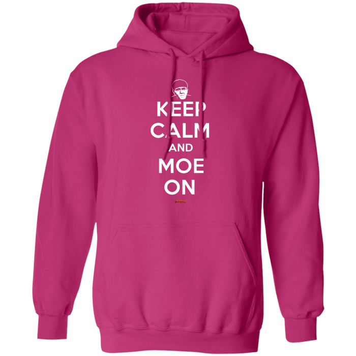 Three Stooges Keep Calm And Moe On Pullover Hoodie Sweatshirt