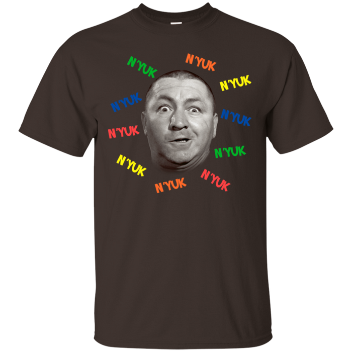 Three Stooges Curly Retro Nyuk T-Shirt