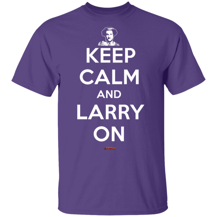 Three Stooges Keep Calm And Larry On T-Shirt