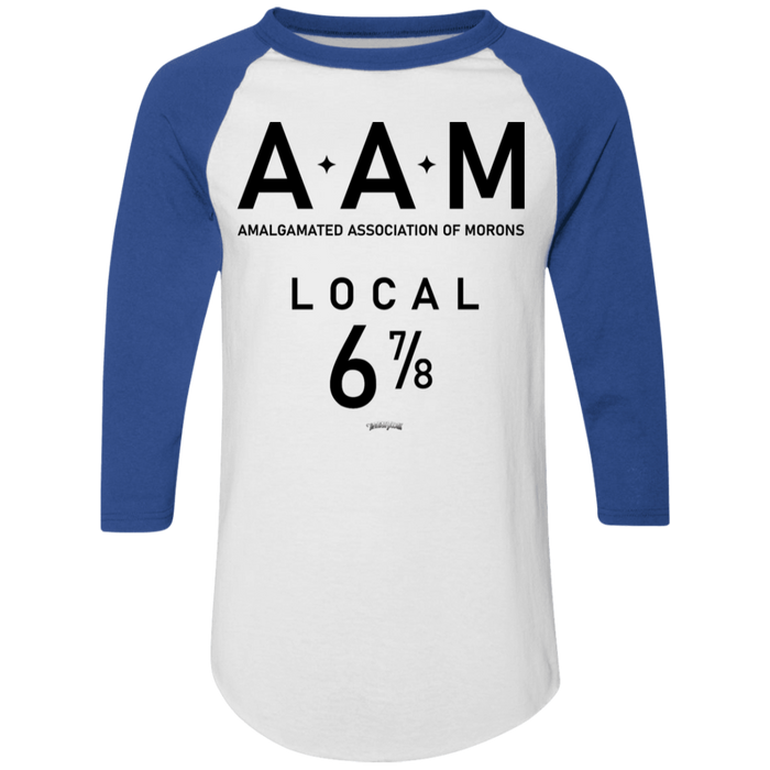 Three Stooges AAM Raglan 3/4 Sleeve T-Shirt