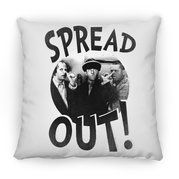 Three Stooges Spread Out Square Pillow 16x16