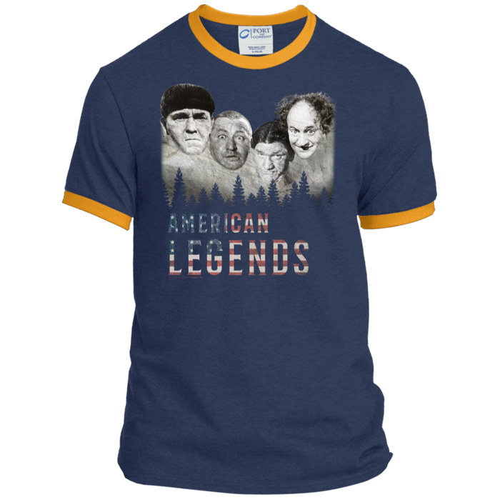 Three Stooges American Legends Ringer Tee