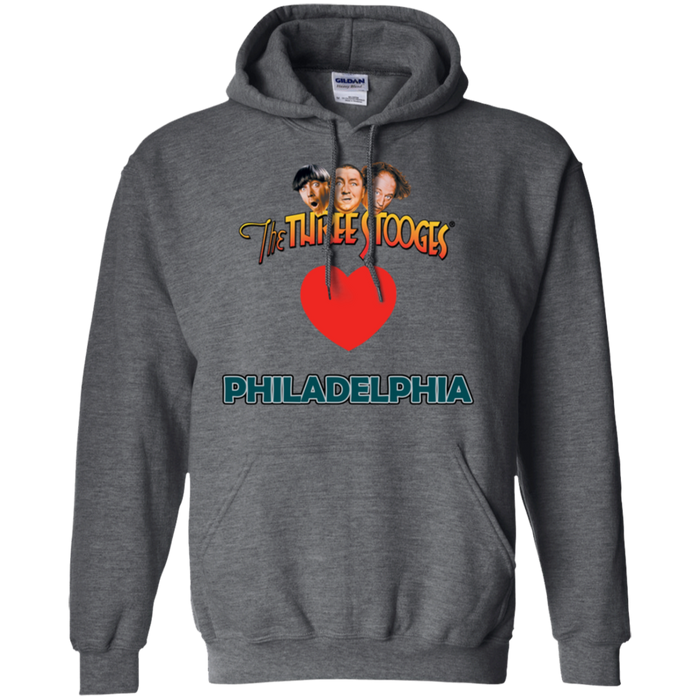 Three Stooges Love Philadelphia Heart Hoodie