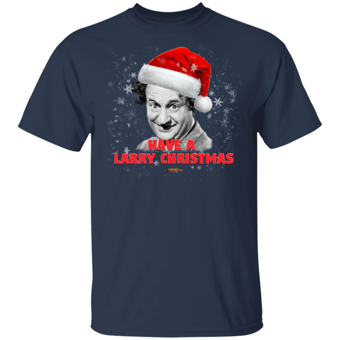 Three Stooges Have A Larry Christmas T-Shirt