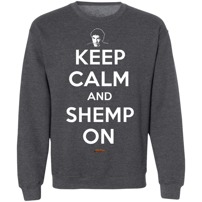 Three Stooges Keep Calm And Shemp On Crewneck Sweatshirt