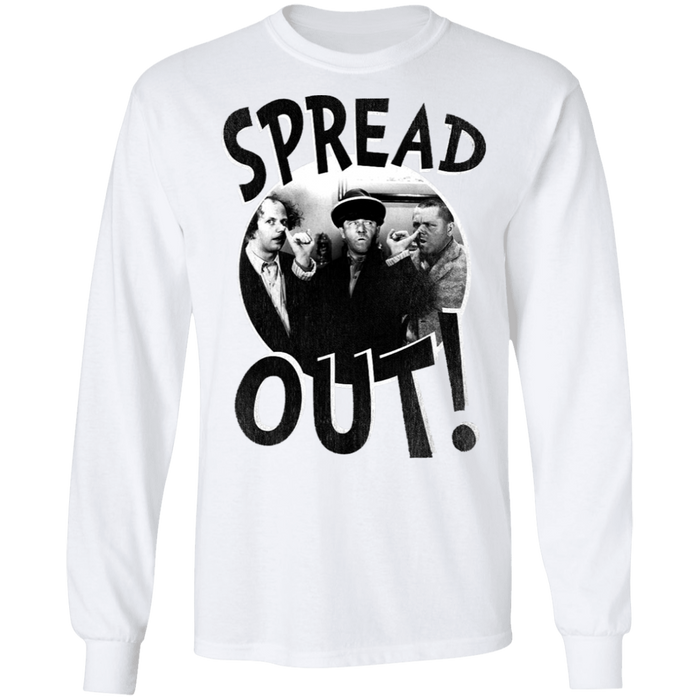 Three Stooges Spread Out Long Sleeve T-Shirt