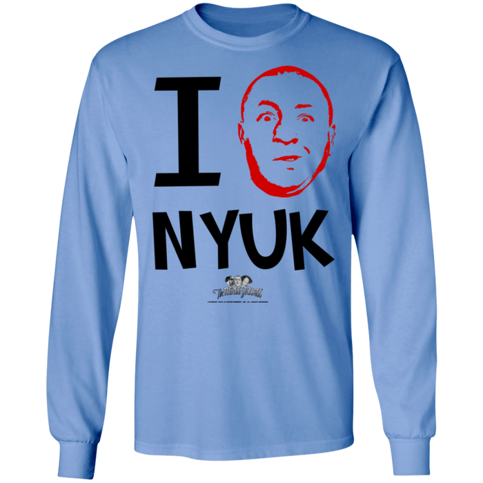 Three Stooges Curly I Love NYUK Long Sleeve T-Shirt