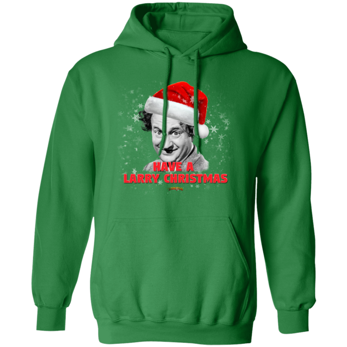 Three Stooges Have A Larry Christmas Pullover Hoodie