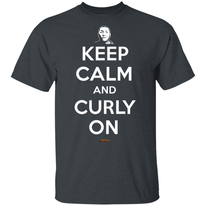 Three Stooges Keep Calm And Curly On T-Shirt