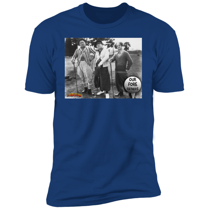Three Stooges Golf - Fore Fathers Premium T-Shirt