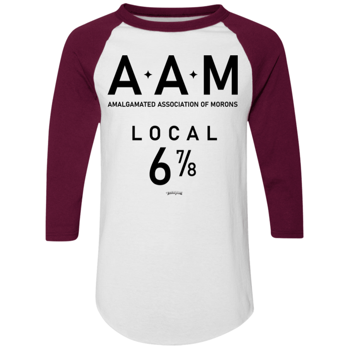 Three Stooges AAM Raglan 3/4 Sleeve T-Shirt