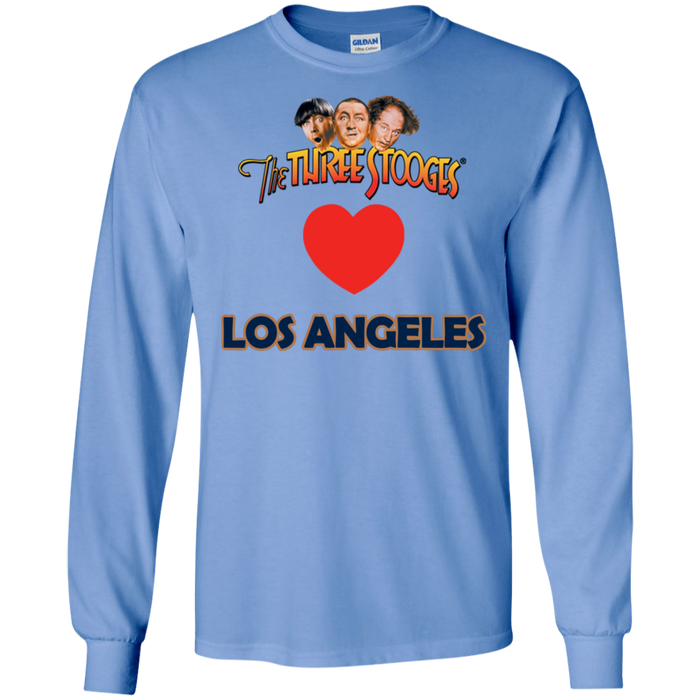 Three Stooges Love Los Angeles Long Sleeve Heart Shirt