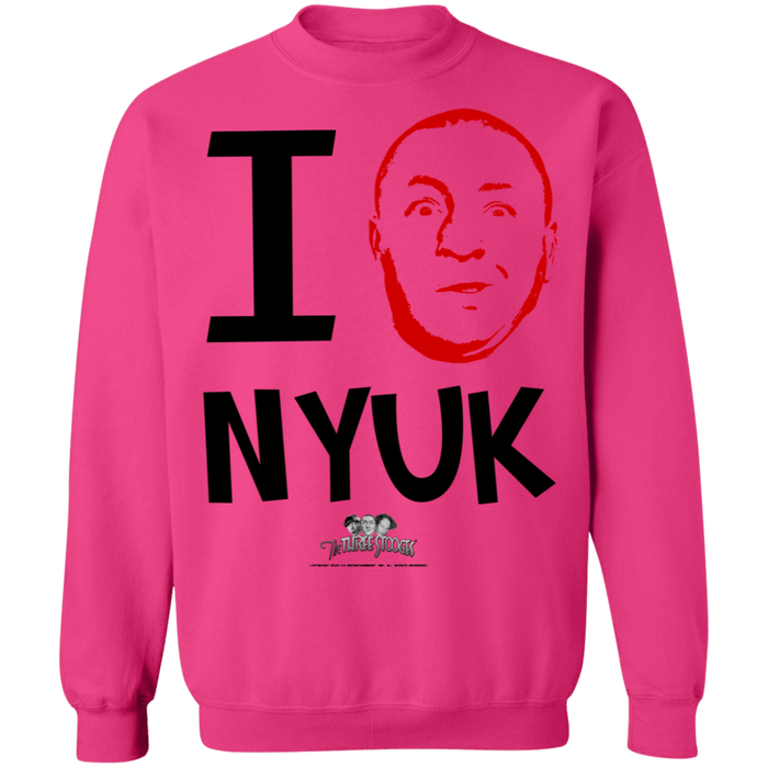 Three Stooges Curly I Love NYUK Pullover Sweatshirt