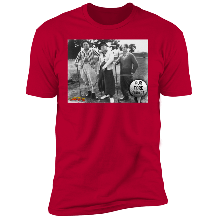 Three Stooges Golf - Fore Fathers Premium T-Shirt