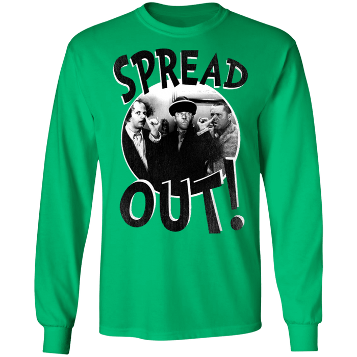Three Stooges Spread Out Long Sleeve T-Shirt
