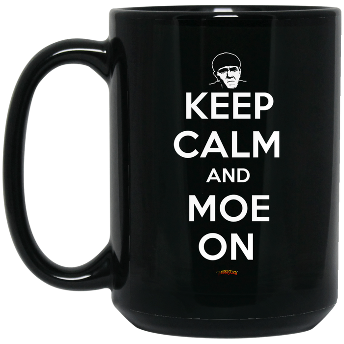 Three Stooges Keep Calm And Moe On Large Mug
