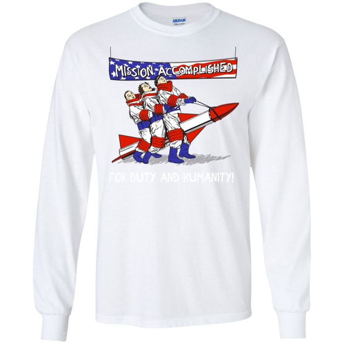Three Stooges Mission Accomplished Long Sleeve T-Shirt