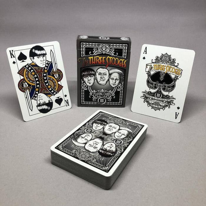 Three Stooges Officially Licensed Playing Cards - Limited Edition - Case of 12