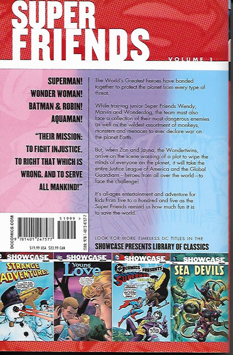 DC Showcase Presents: Super Friends Volume 1 Huge Soft Cover Book