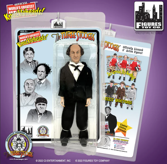 Three Stooges Tuxedos With Shemp Action Figures - Set Of 4