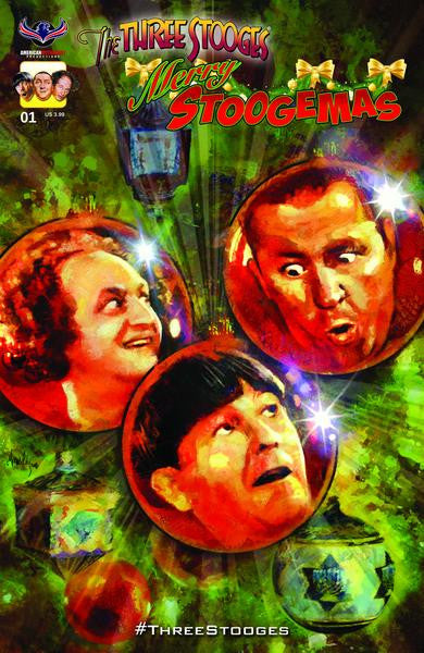 Three Stooges Comic Book Series 5 / Cover 2: Merry Stoogemas - Ornaments