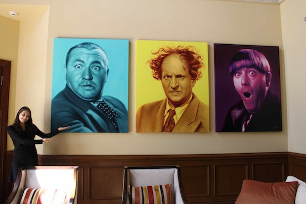 The Three Stooges Canvas Art (60In X 48In)