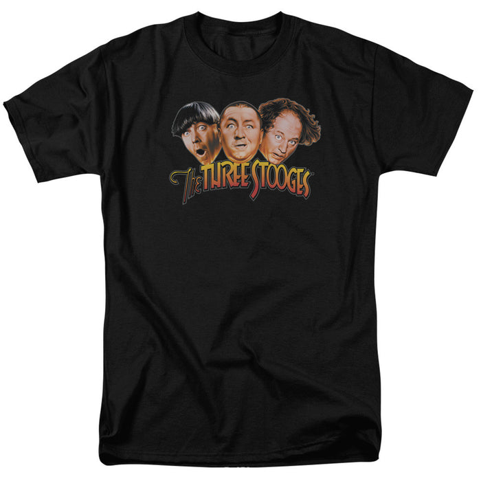 Three Stooges Three Head Logo T-Shirt