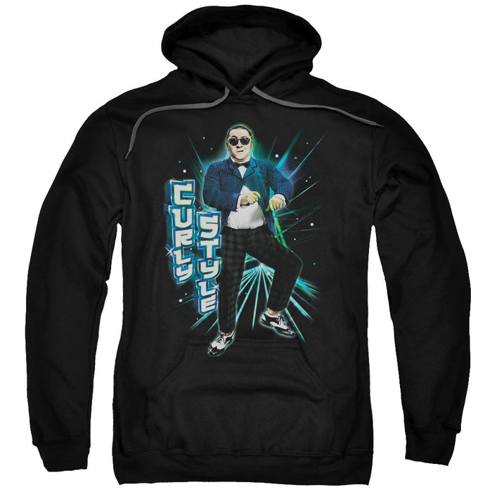 Three Stooges Curly Style Pull Over Hoodie