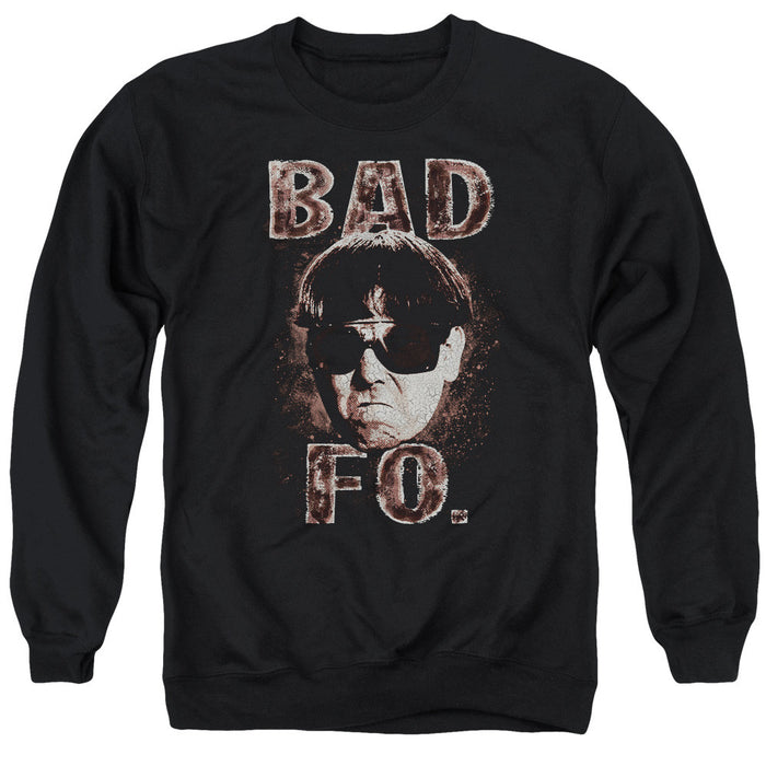 Three Stooges/Bad Moe Fo - Adult Crewneck Sweatshirt - Black