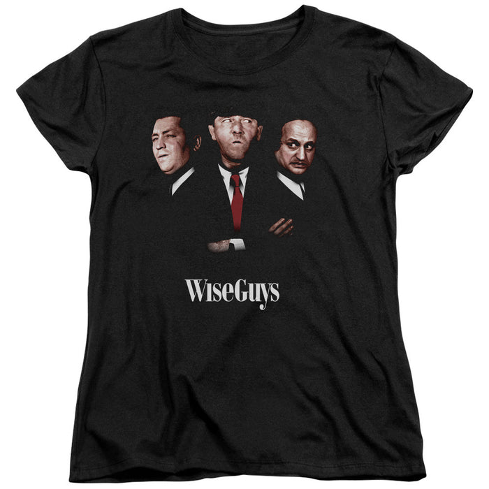 Three Stooges/Wiseguys - S/S Women's Tee - Black
