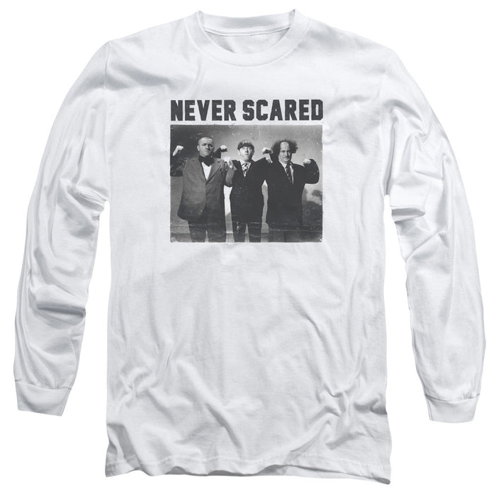 Three Stooges Never Scared Long Sleeve T-Shirt