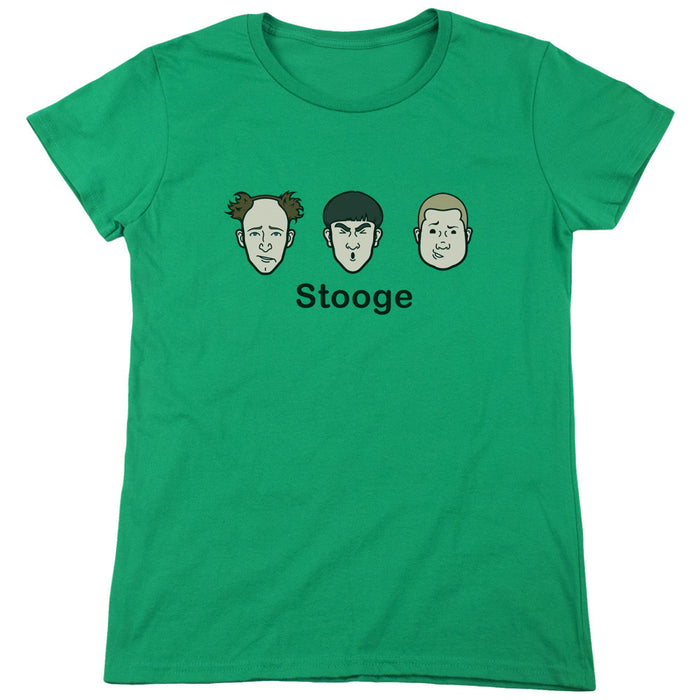 Three Stooges/Stooge - Women's Short Sleeve  - Kelly Green