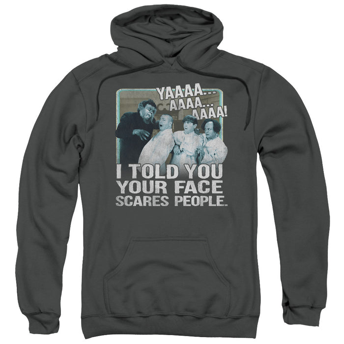 Three Stooges Your Face Scares People Hoodie