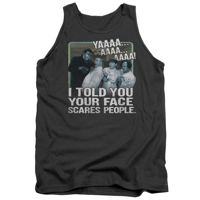 Three Stooges Your Face Scares People Tank Top