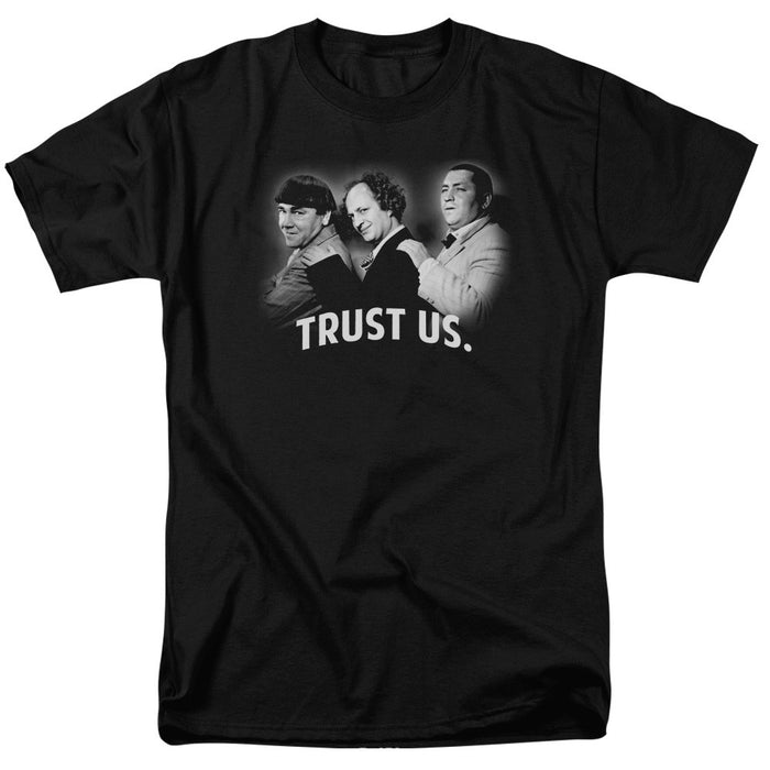 Three Stooges Trust Us T Shirt