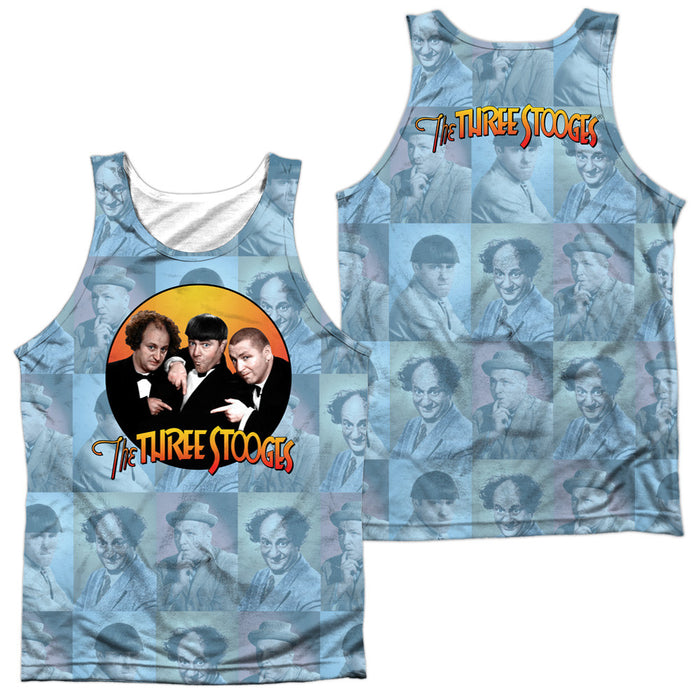 Three Stooges Portraits (Front/Back Print) Tank Top