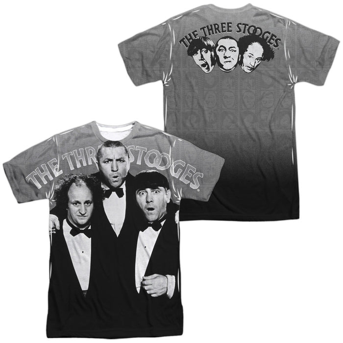 Three Stooges Classy Fellas (Front/Back Print) T-Shirt