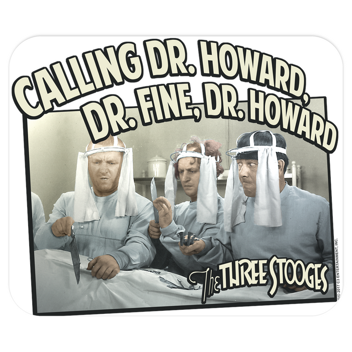 Three Stooges Mouse Pad - Doctors