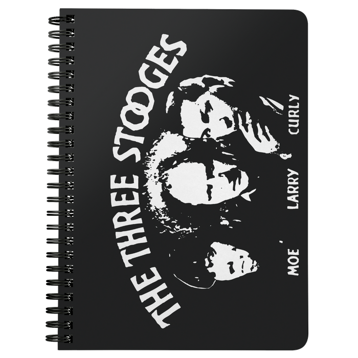 Three Stooges Opening Credits Spiral Notebook