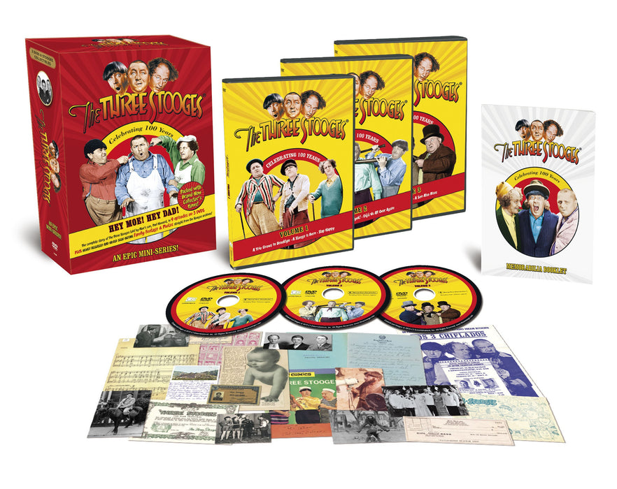 Three Stooges DVD Box Set - Hey Moe! Hey Dad!