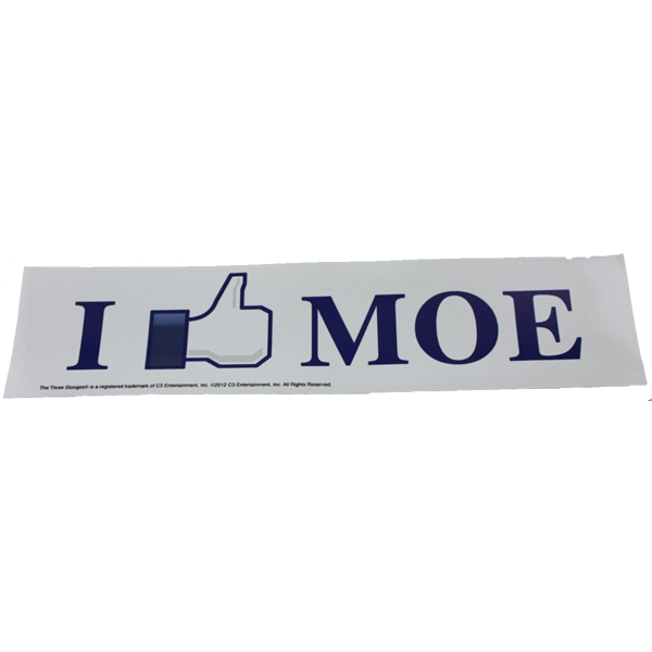 The Three Stooges Sticker: I Like Moe - Ready To Ship