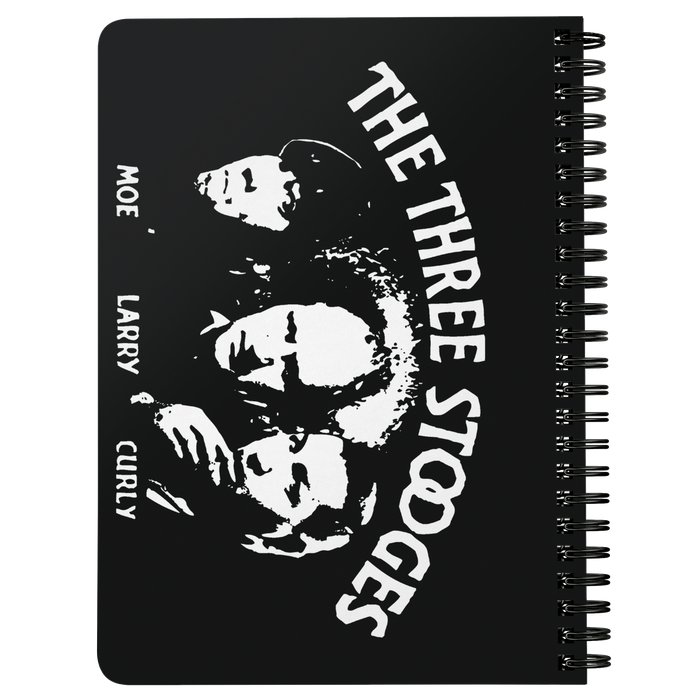 Three Stooges Opening Credits Spiral Notebook