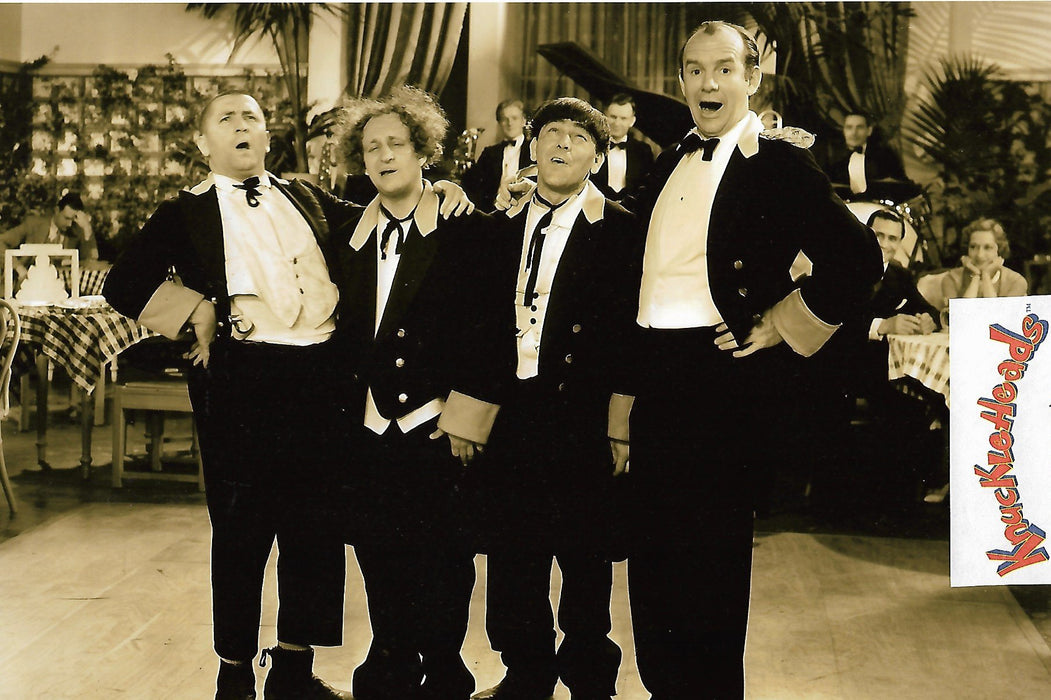 Three Stooges 6X9 Glossy Sepia Ted Healy Photo
