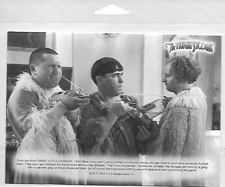 Three Stooges Commemorative 5x7 Print With Certificate Of Authenticity - Woman Haters
