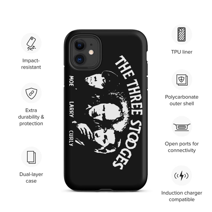 Three Stooges Classic Logo Tough iPhone case
