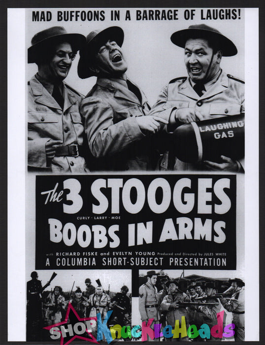 Three Stooges Boobs In Arms Large Lobby Card #21