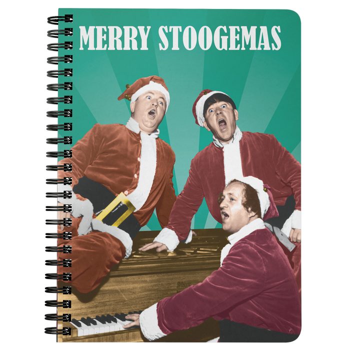 Three Stooges Christmas Notebook